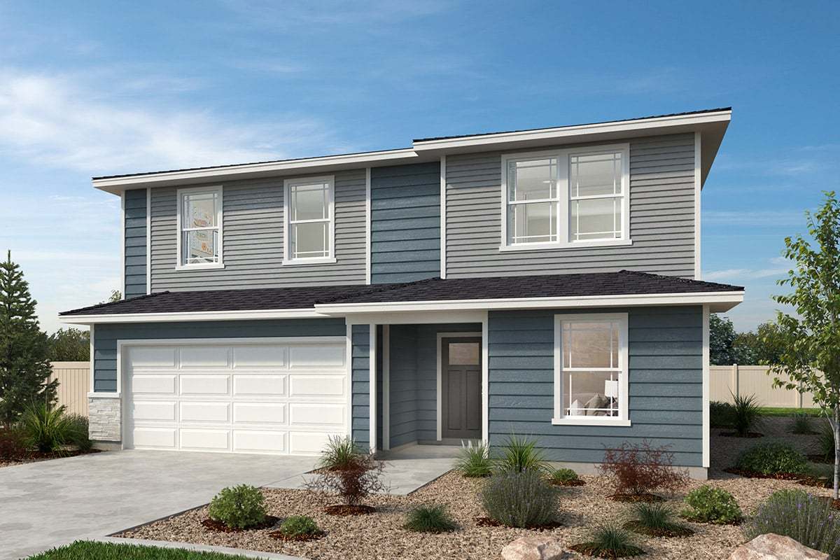 Exterior C with optional stone