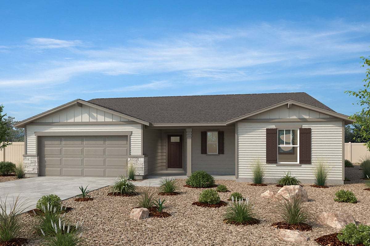 Exterior B with optional stone