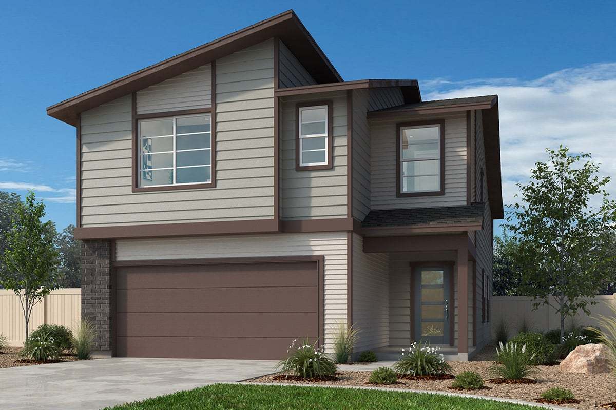 Exterior D with optional stone