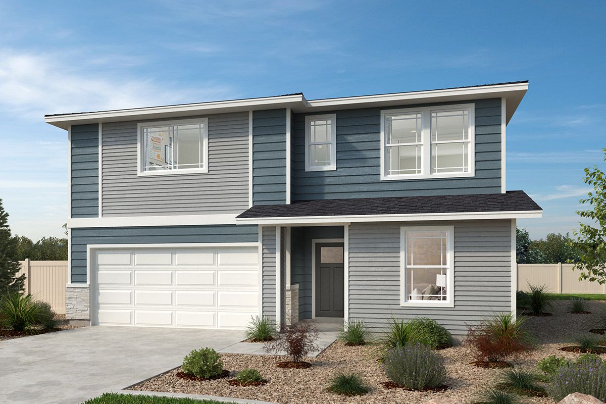 Exterior C with optional stone