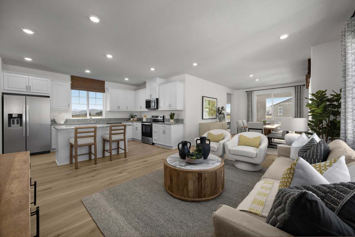 Plan 1510 Modeled - Great room