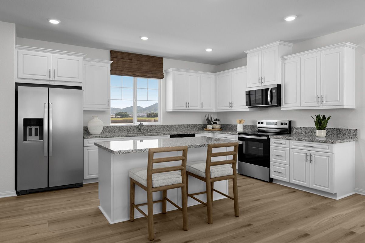 Plan 1510 Modeled - Kitchen