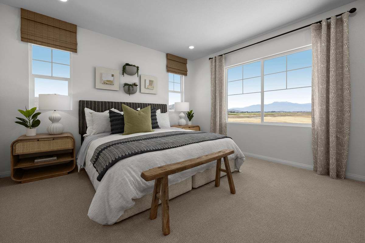 Plan 1510 Modeled - Primary bedroom