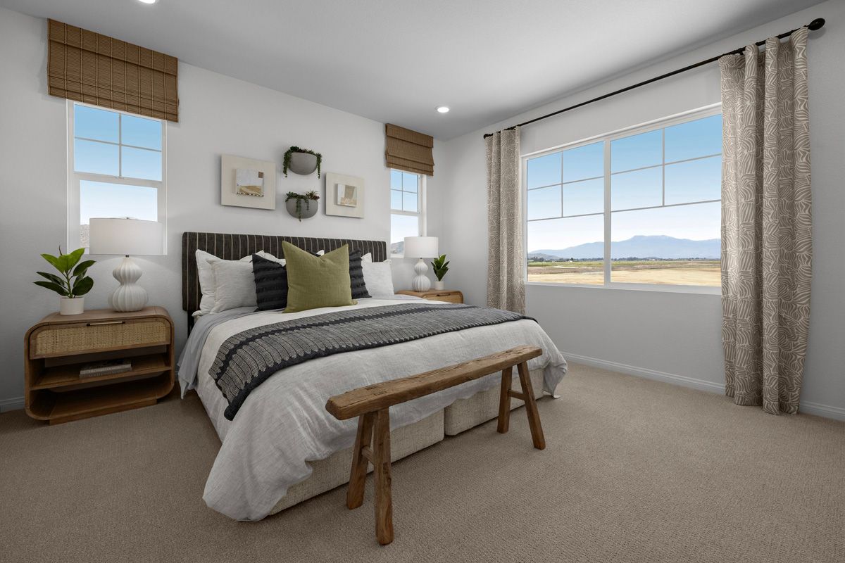 Plan 1510 Modeled - Primary bedroom