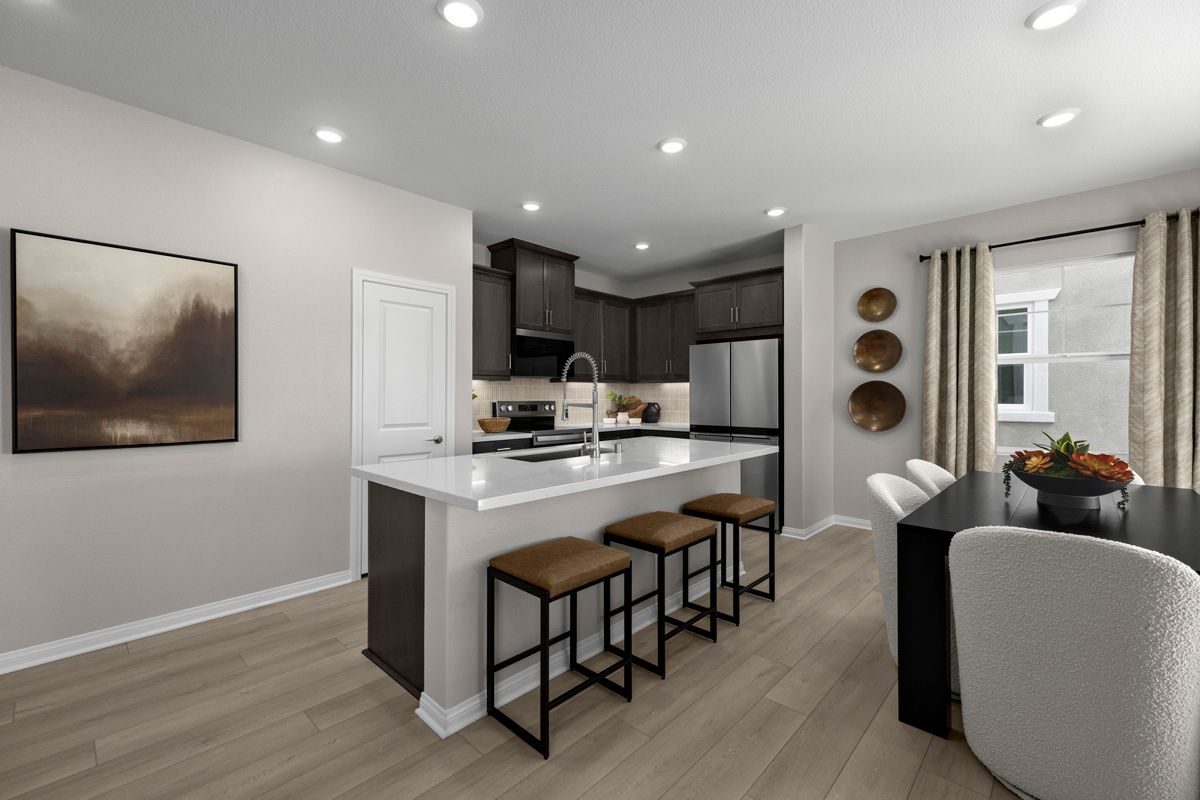 Plan 1663 Modeled - Kitchen