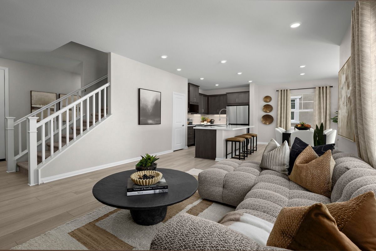 Plan 1663 Modeled - Great room