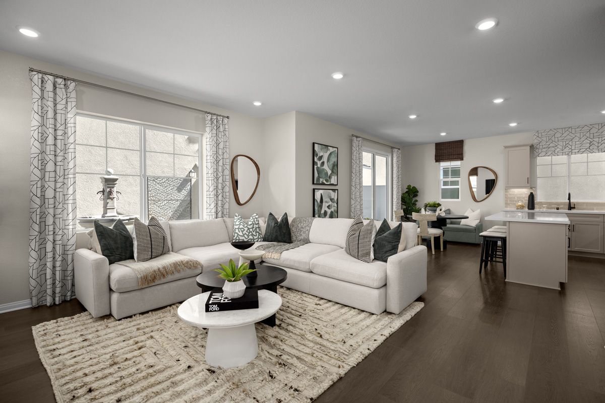Plan 1760 Modeled - Great room