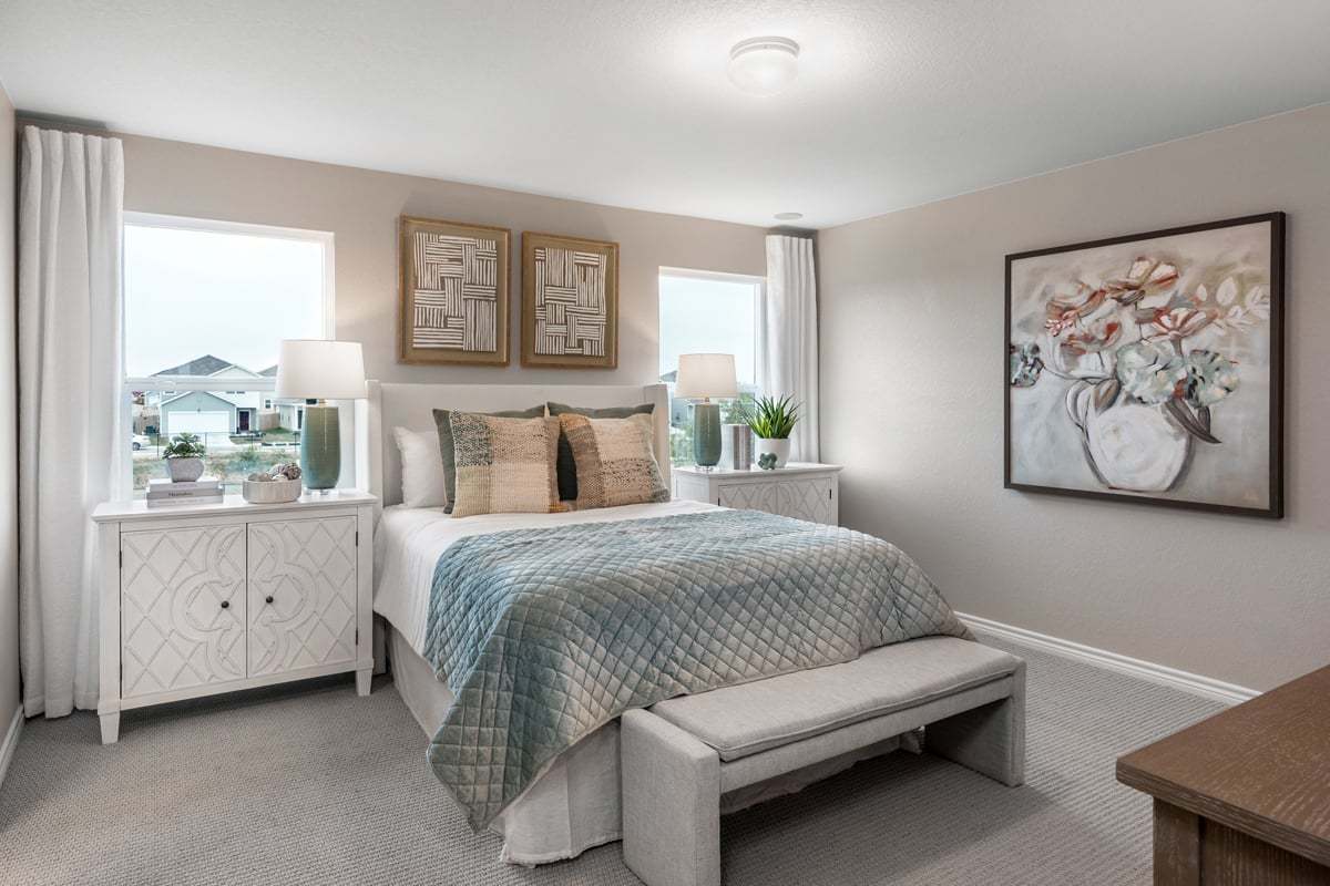 Plan 1529 - Primary bedroom