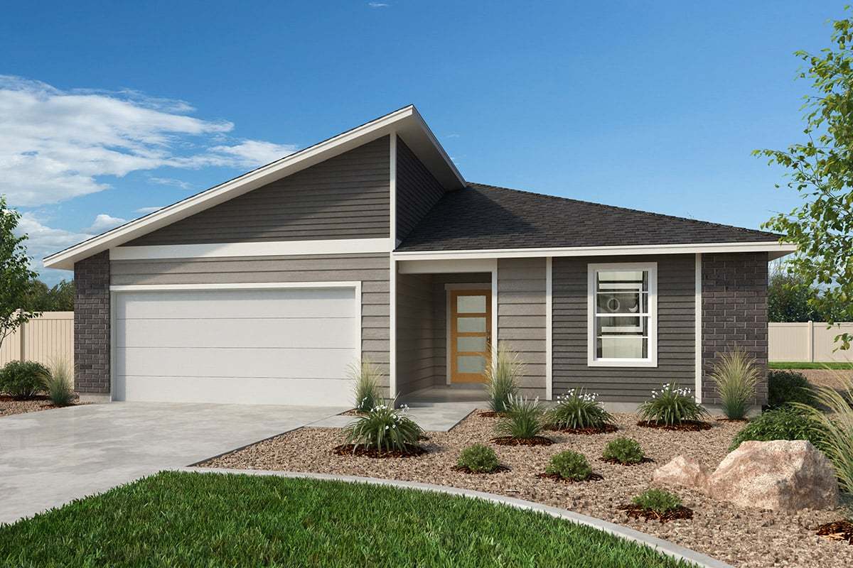 Exterior D with optional stone
