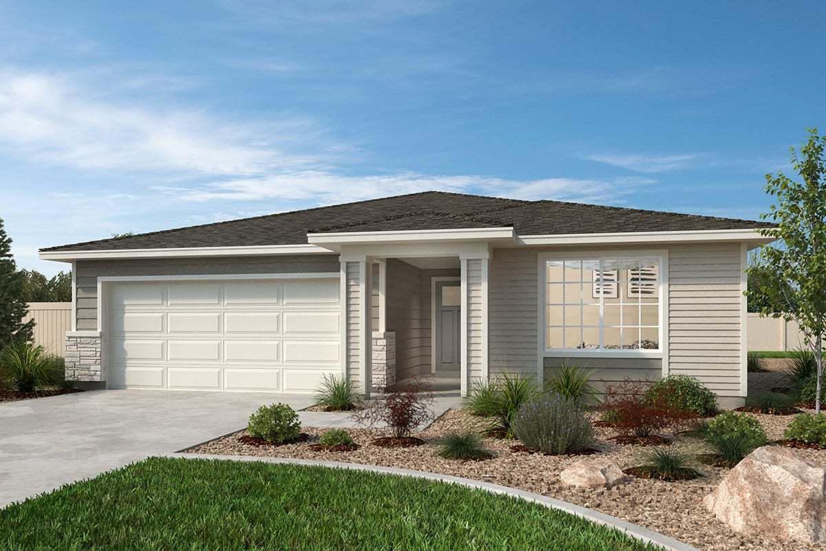 Exterior C with optional stone