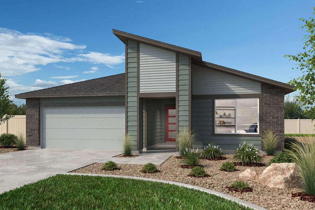 Exterior D with optional stone