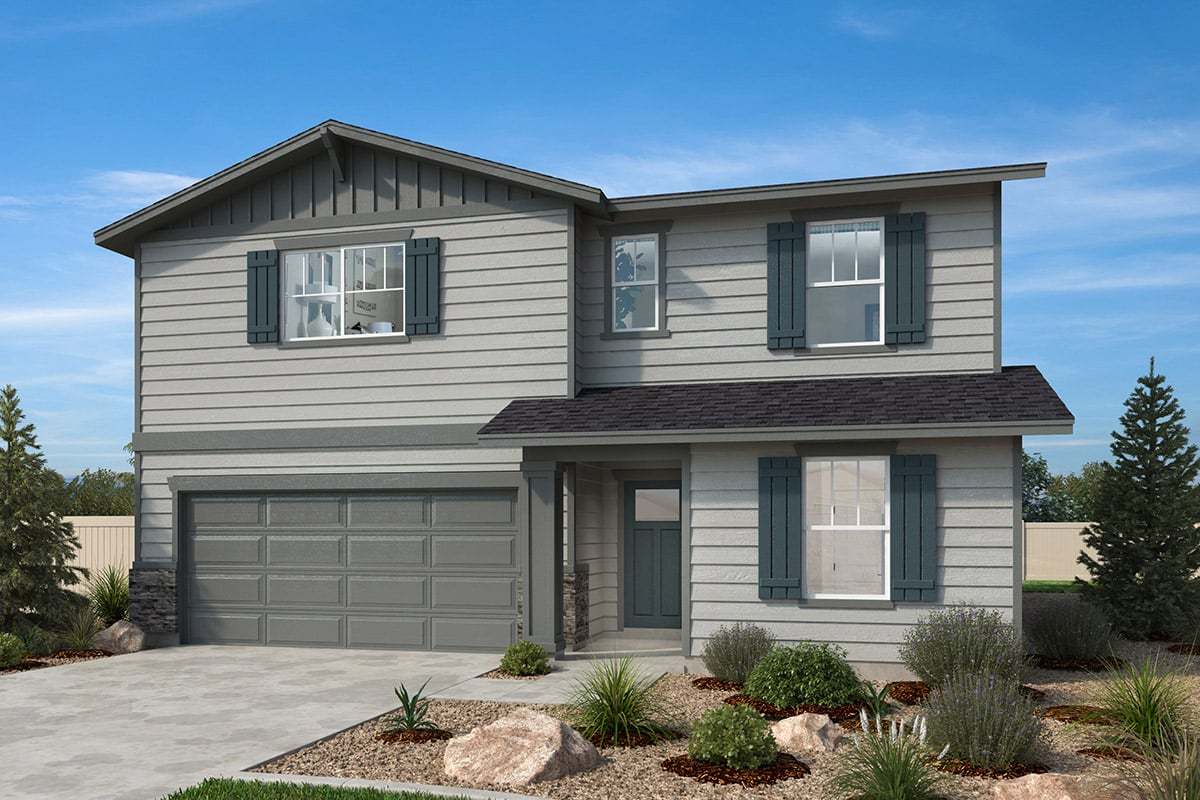 Exterior B with optional stone