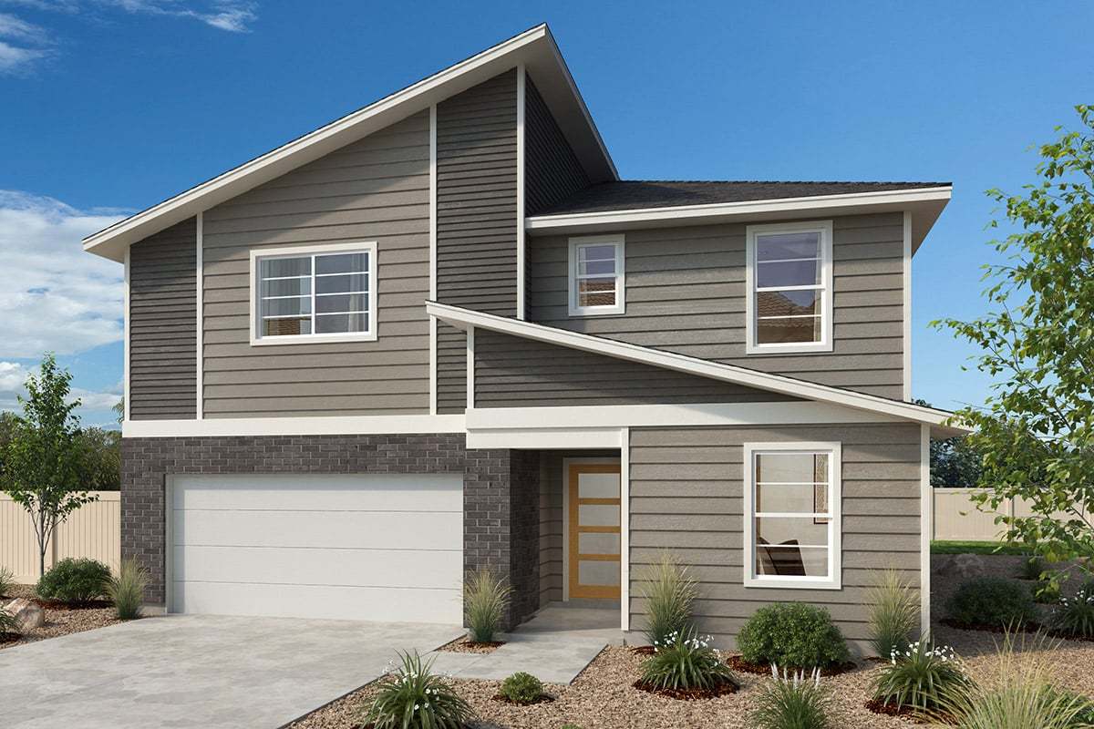Exterior D with optional stone