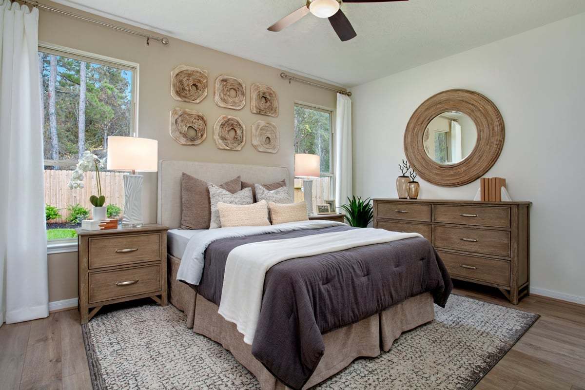 Plan 1242 - Primary bedroom