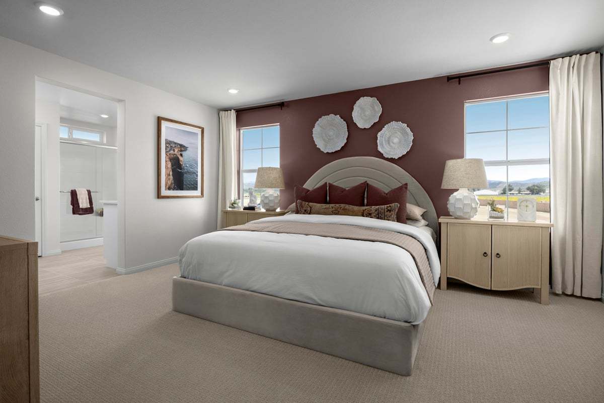 Plan 2076 Modeled - Primary bedroom