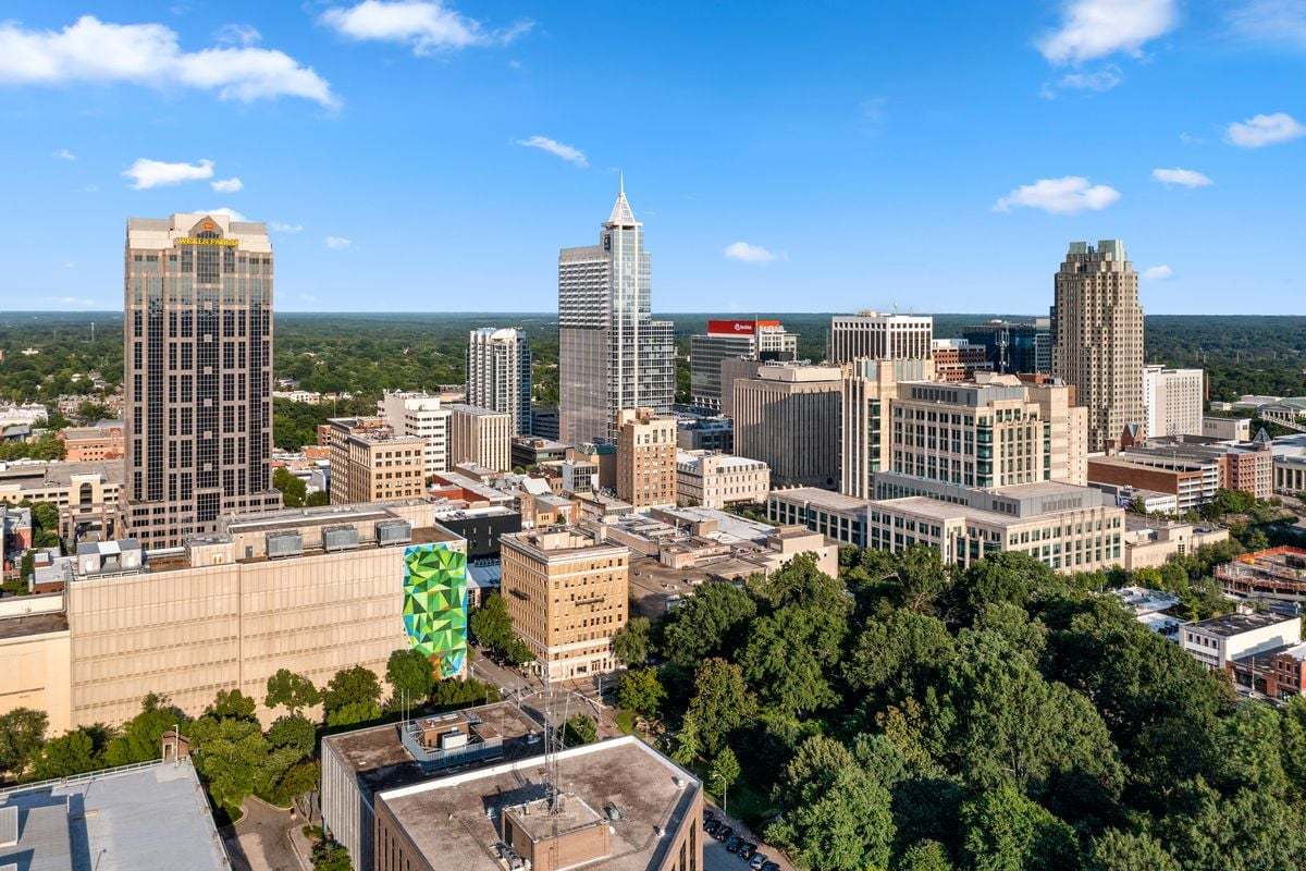 Short drive to downtown Raleigh