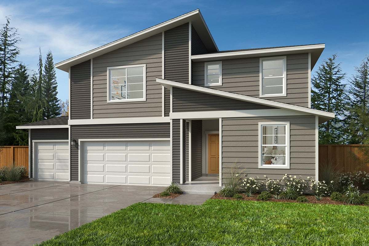 Exterior D with optional 3-car garage