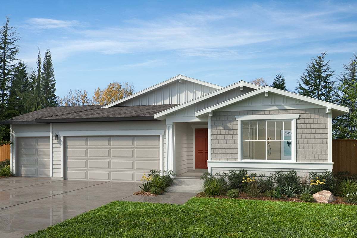 Exterior B with optional 3-car garage
