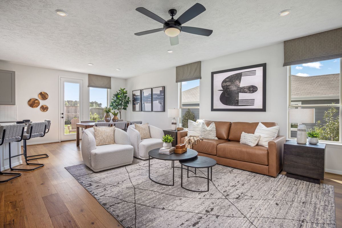 Plan 1908 Modeled - Great room