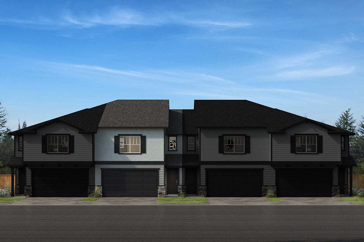 Plan 1692 Modeled - 87th Townhomes: Marysville, Washington - KB Home