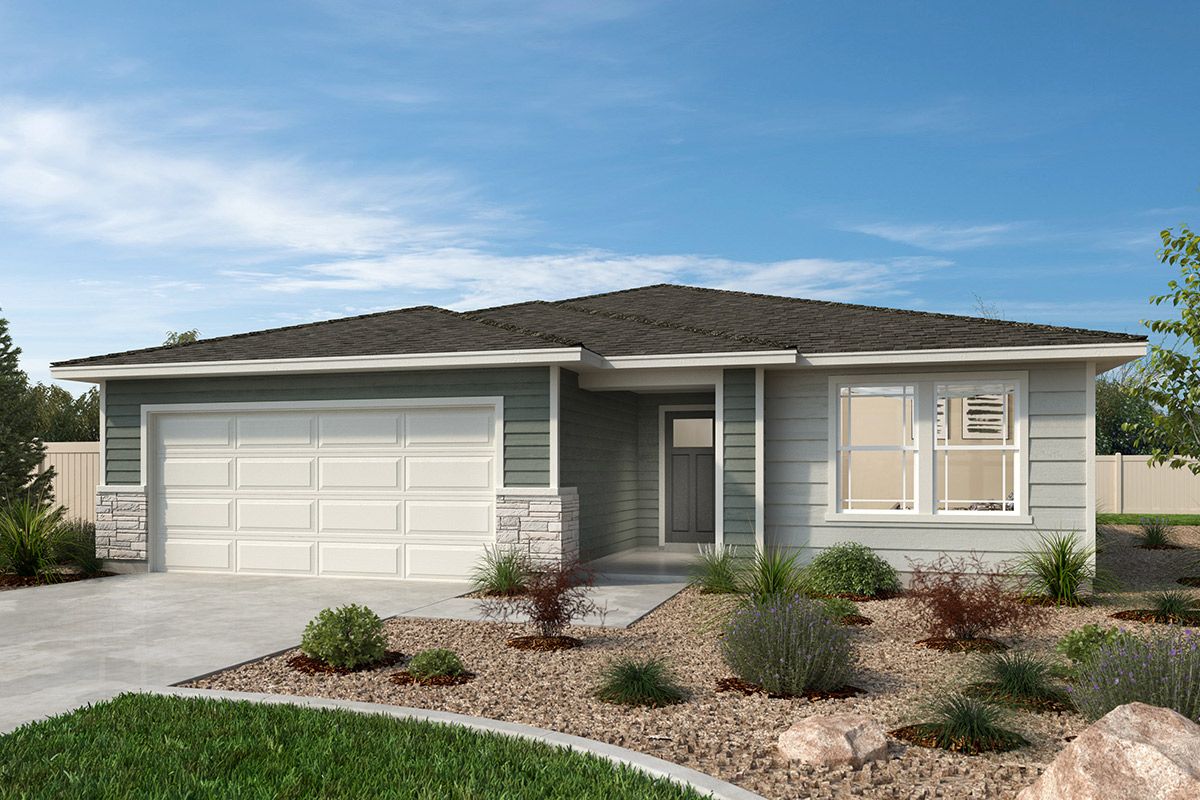 Exterior C with optional stone