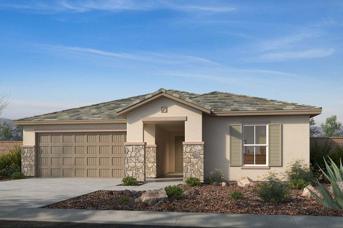 Exterior C with optional stone
