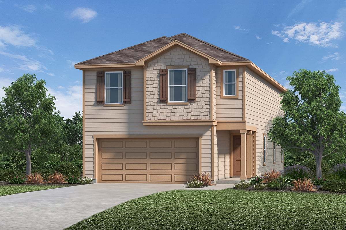 Spanish Trails Villas por KB Home en San Antonio Texas