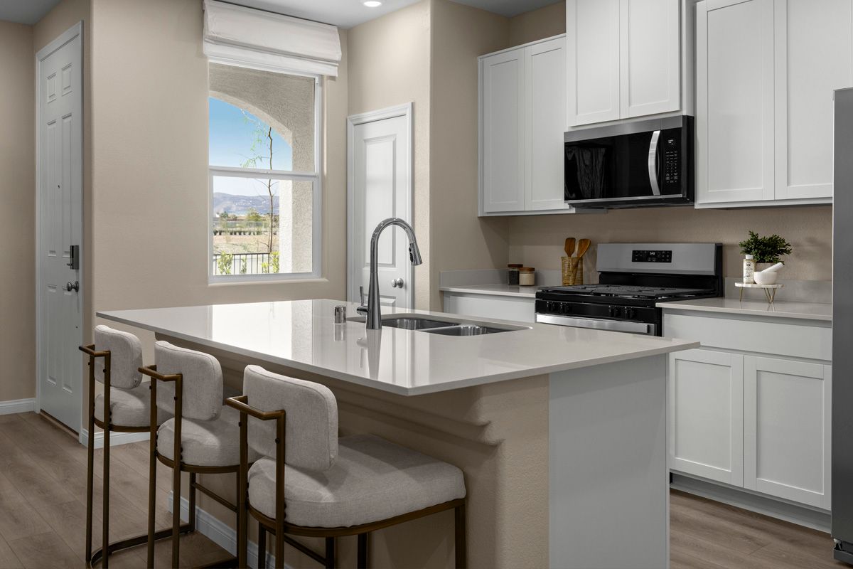 Plan 1396 Interior Unit Modeled - Kitchen