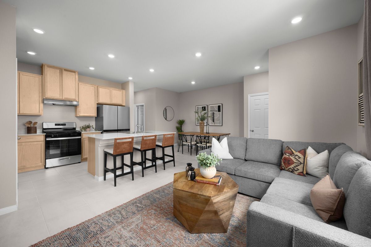 Plan 1479 Interior Unit Modeled - Great room