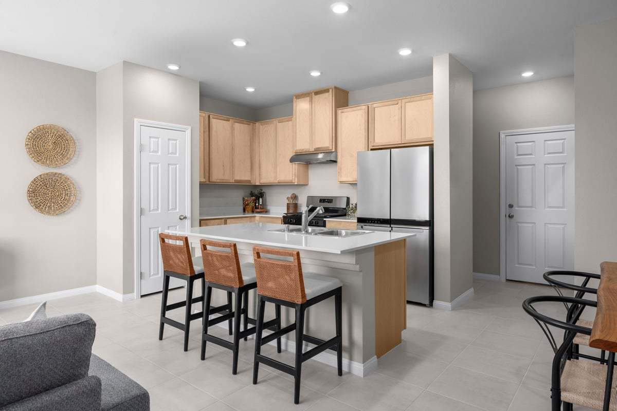 Plan 1479 Interior Unit Modeled - Kitchen