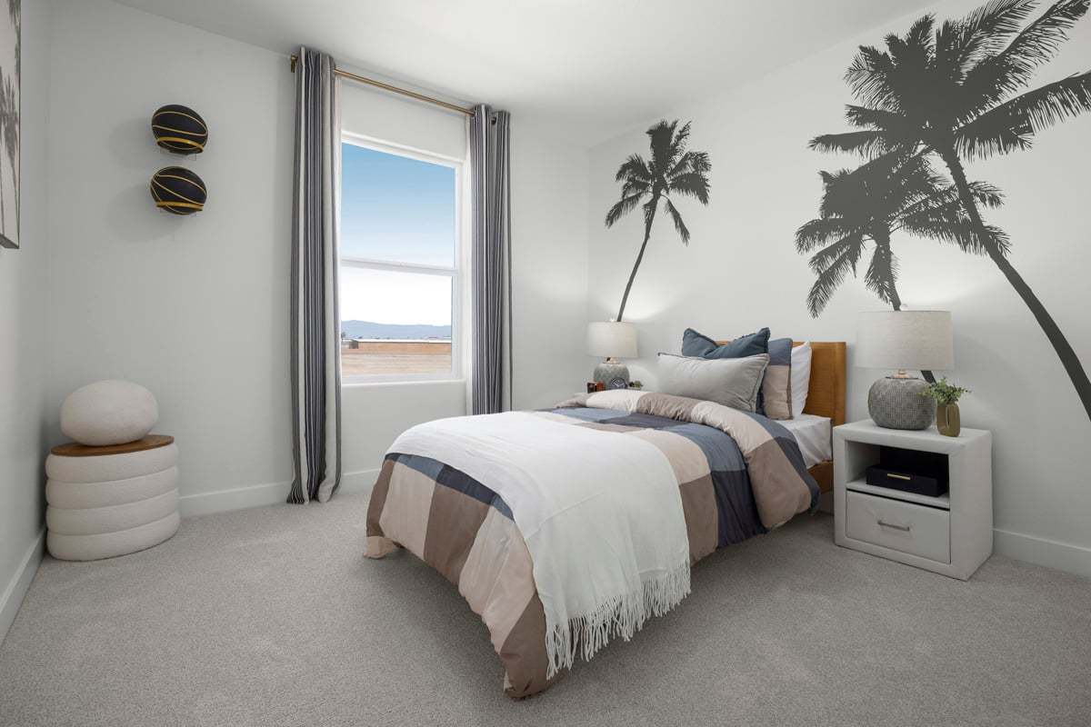 Plan 1657 End Unit Modeled - Bedroom 3