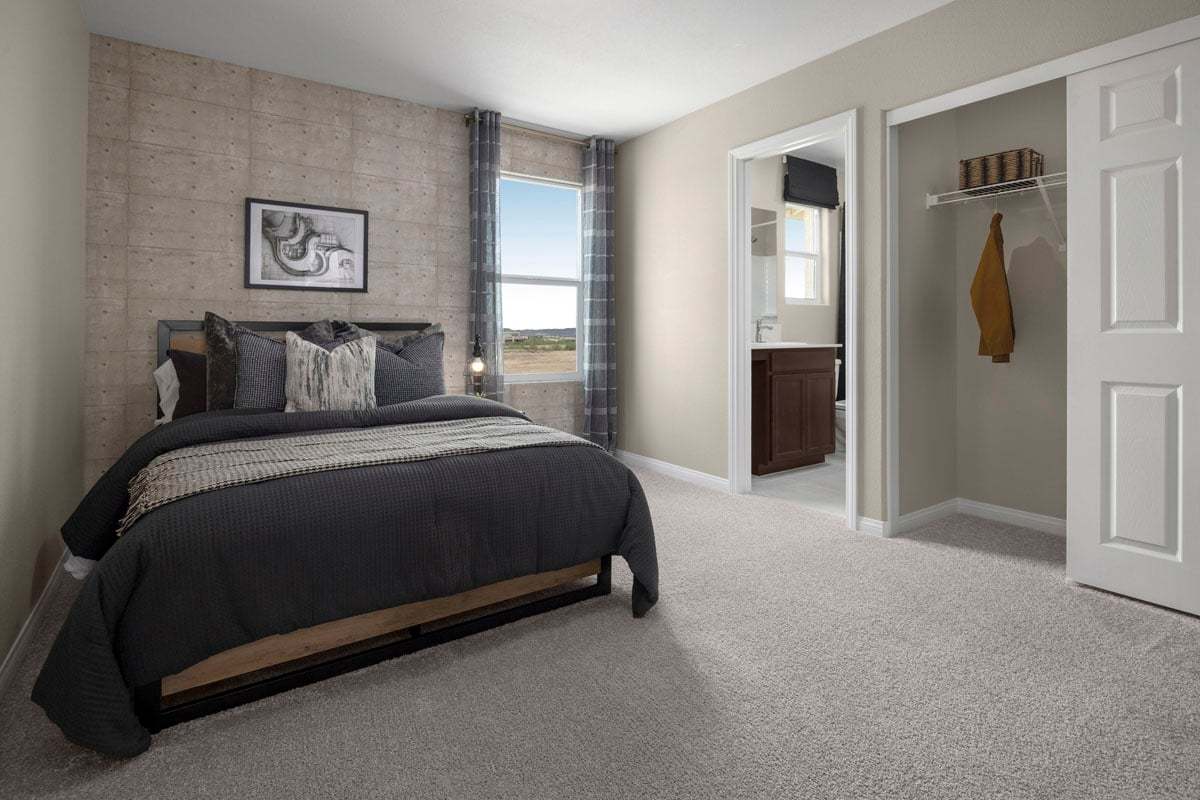 Plan 1694 Interior Unit Modeled - Bedroom 2