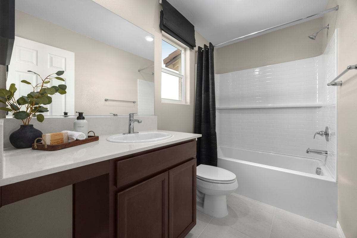Plan 1694 Interior Unit Modeled - Bath 2