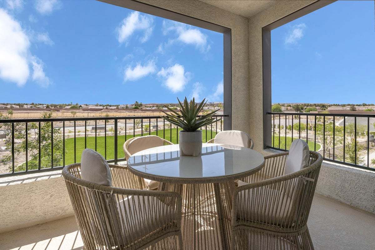 Plan 1858 End Unit Modeled - Balcony