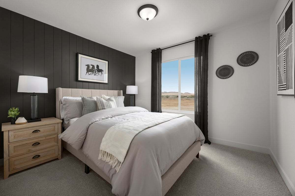 Plan 1858 End Unit Modeled - Bedroom 3