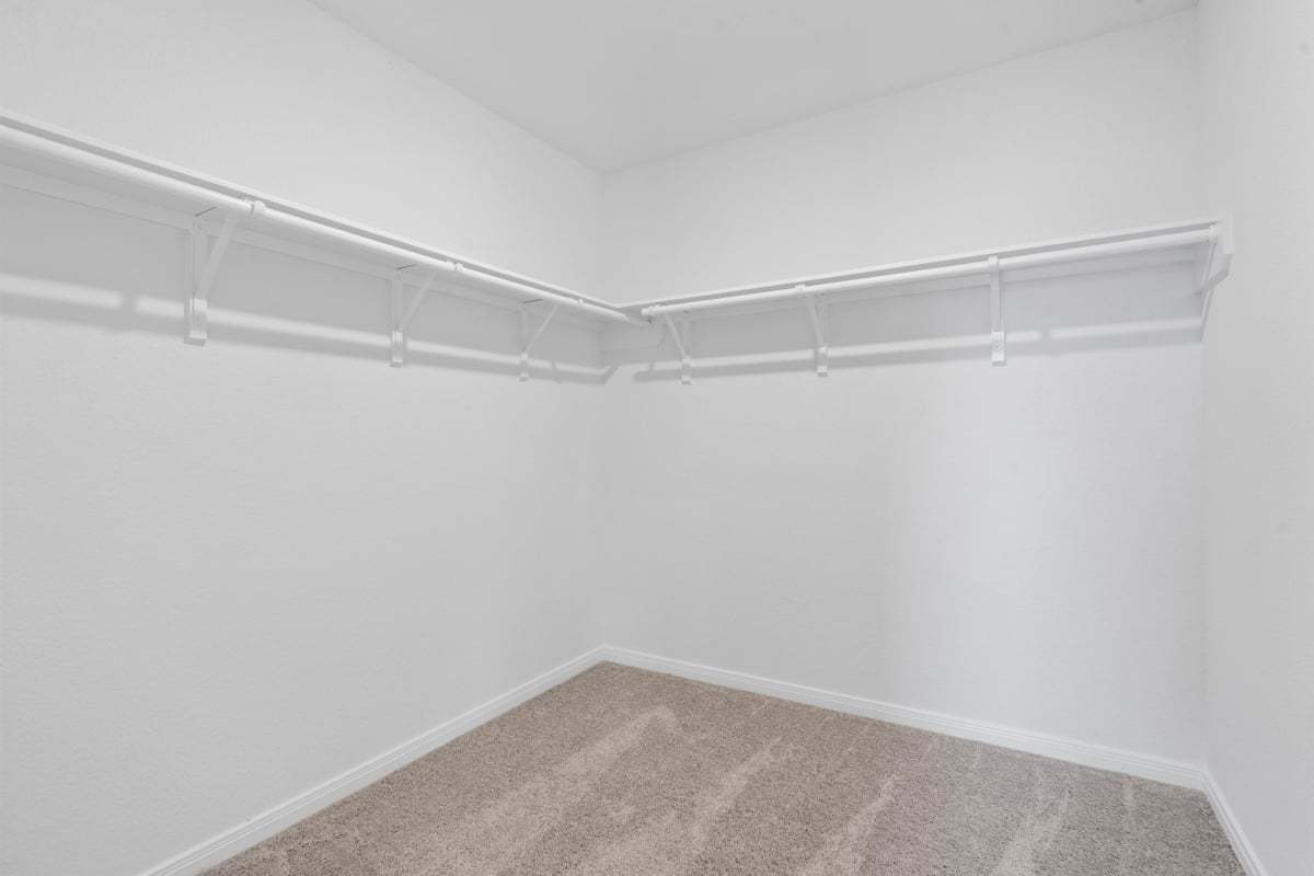 Primary walk-in closet