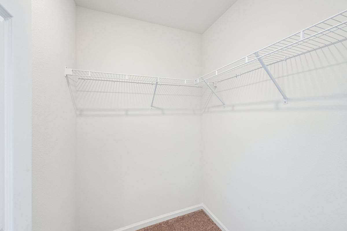 Primary walk-in closet