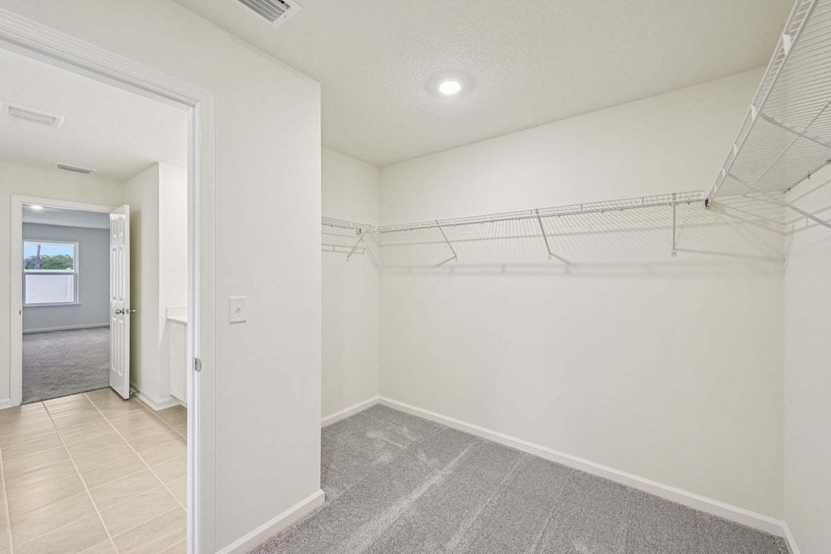 Primary walk-in closet