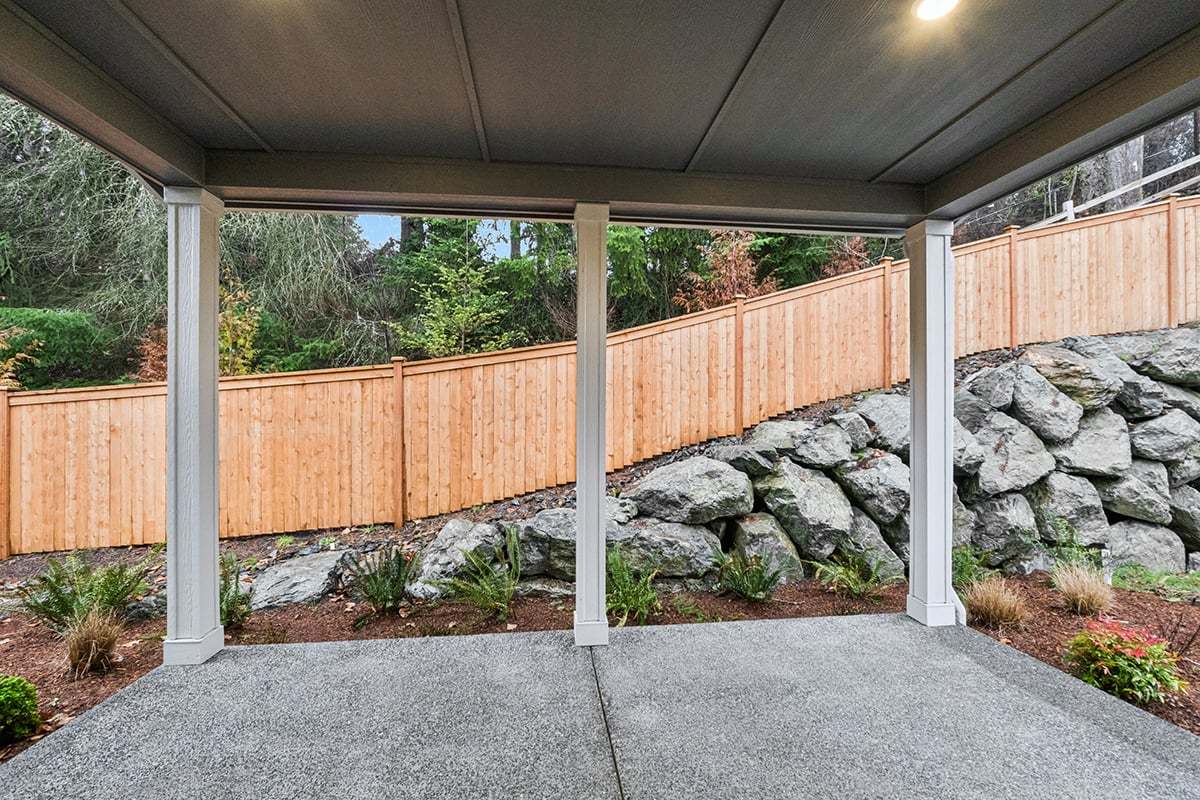 Covered patio