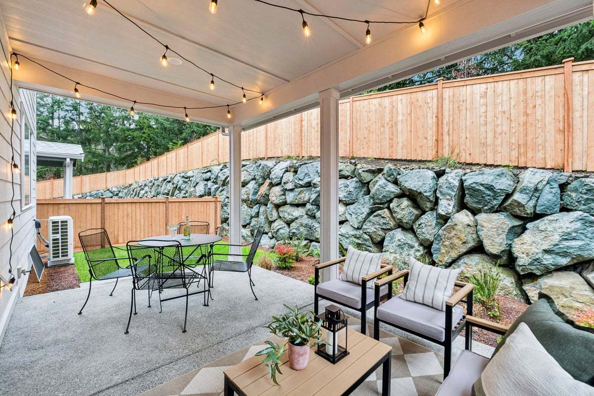 Covered patio