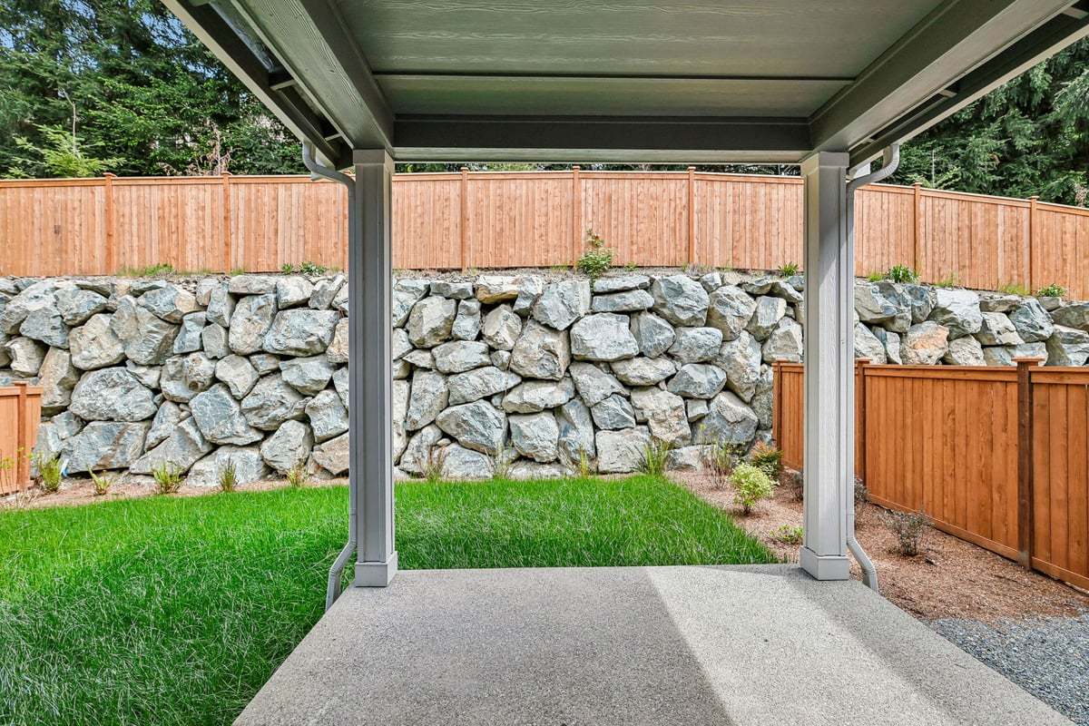 Covered patio
