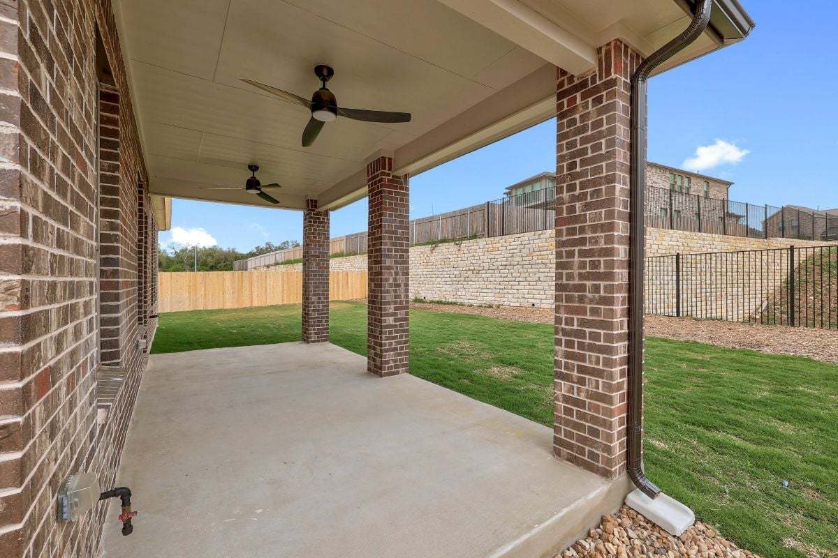 Covered patio