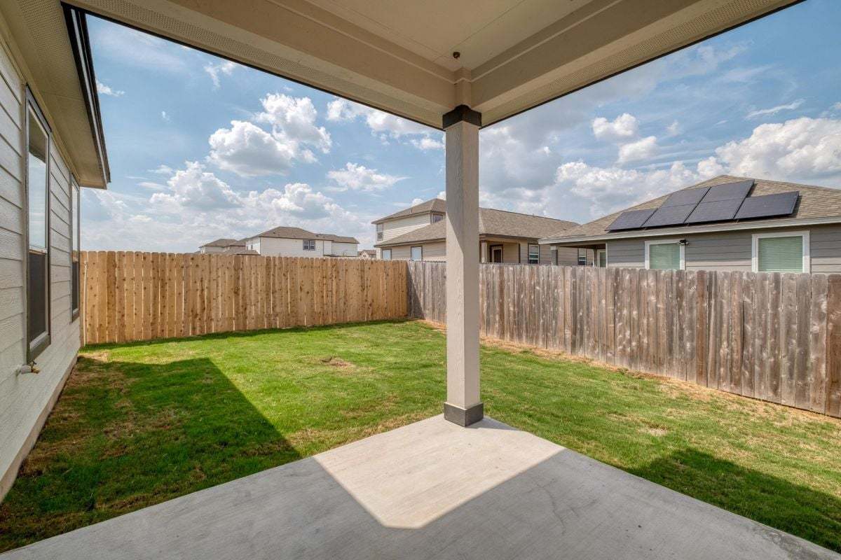 Covered patio
