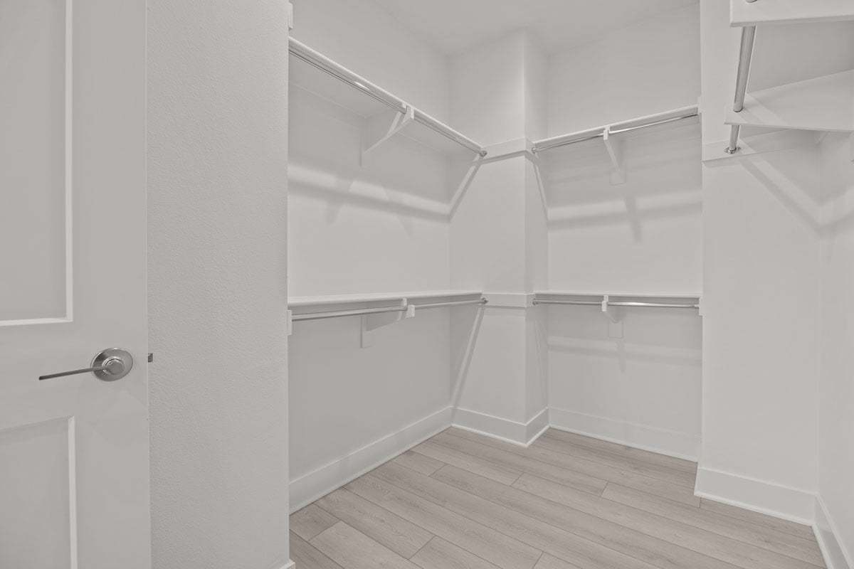 Primary walk-in closet