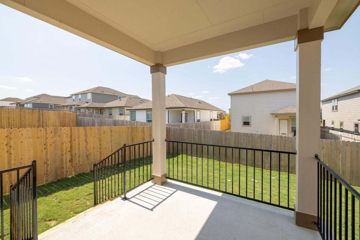 Covered patio