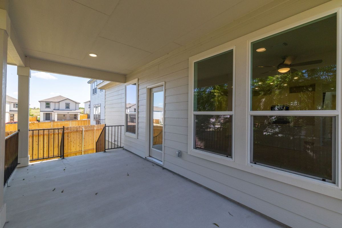 Covered patio