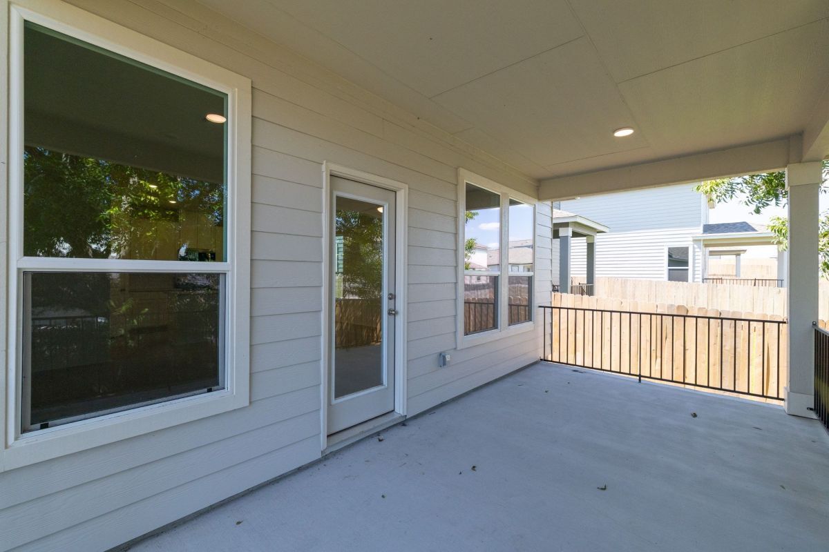 Covered patio
