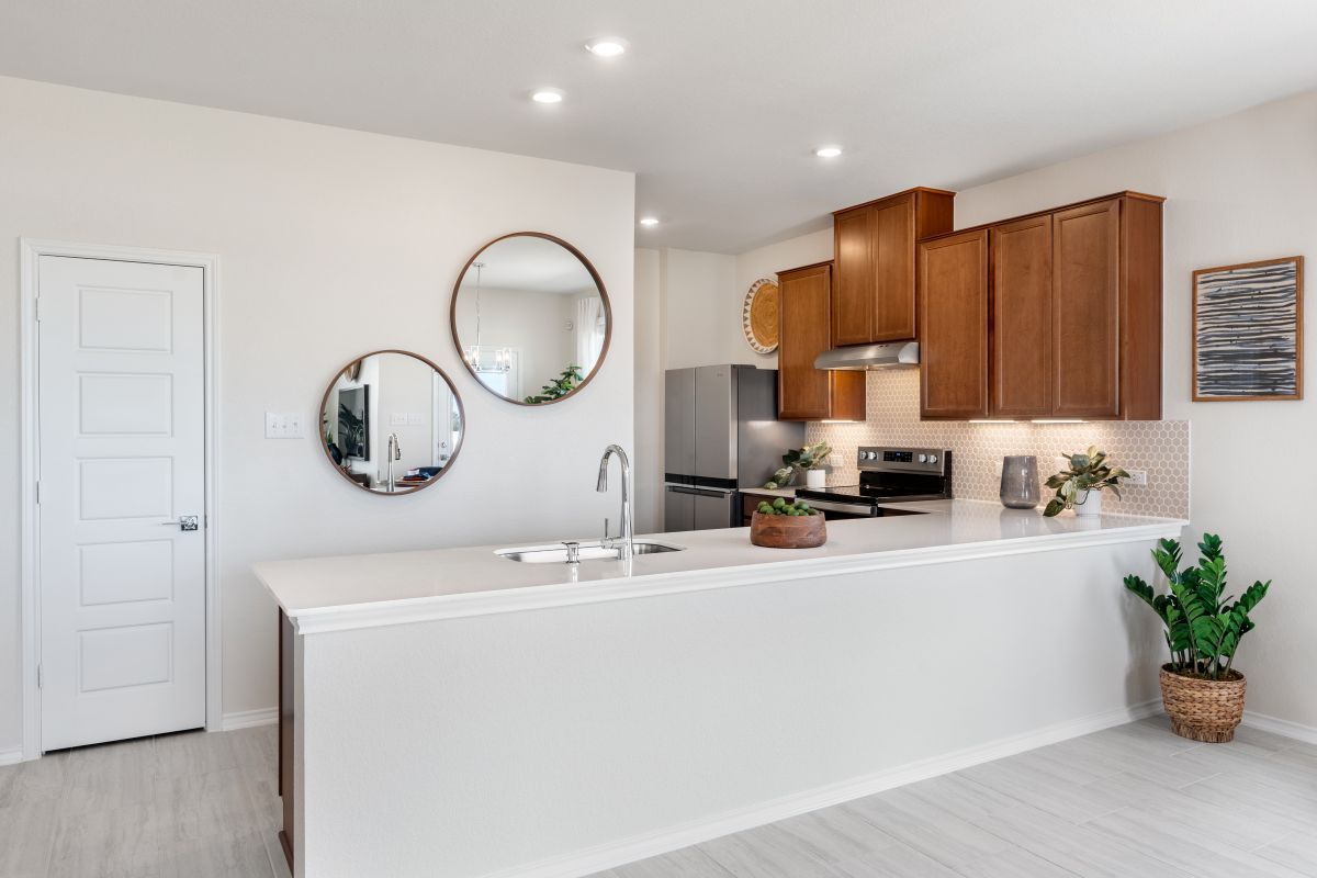 Plan 1477 Modeled - Kitchen