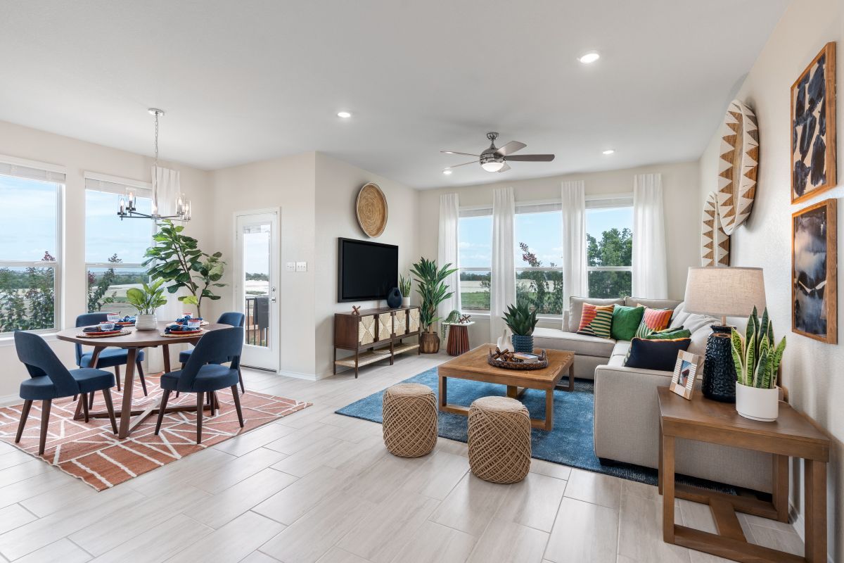 Plan 1477 Modeled - Great room