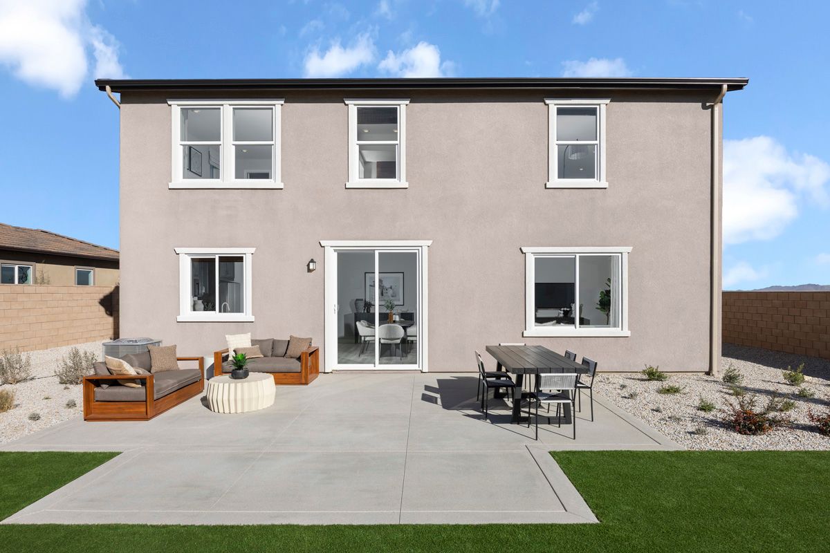 Plan 2534 Modeled - Rear exterior